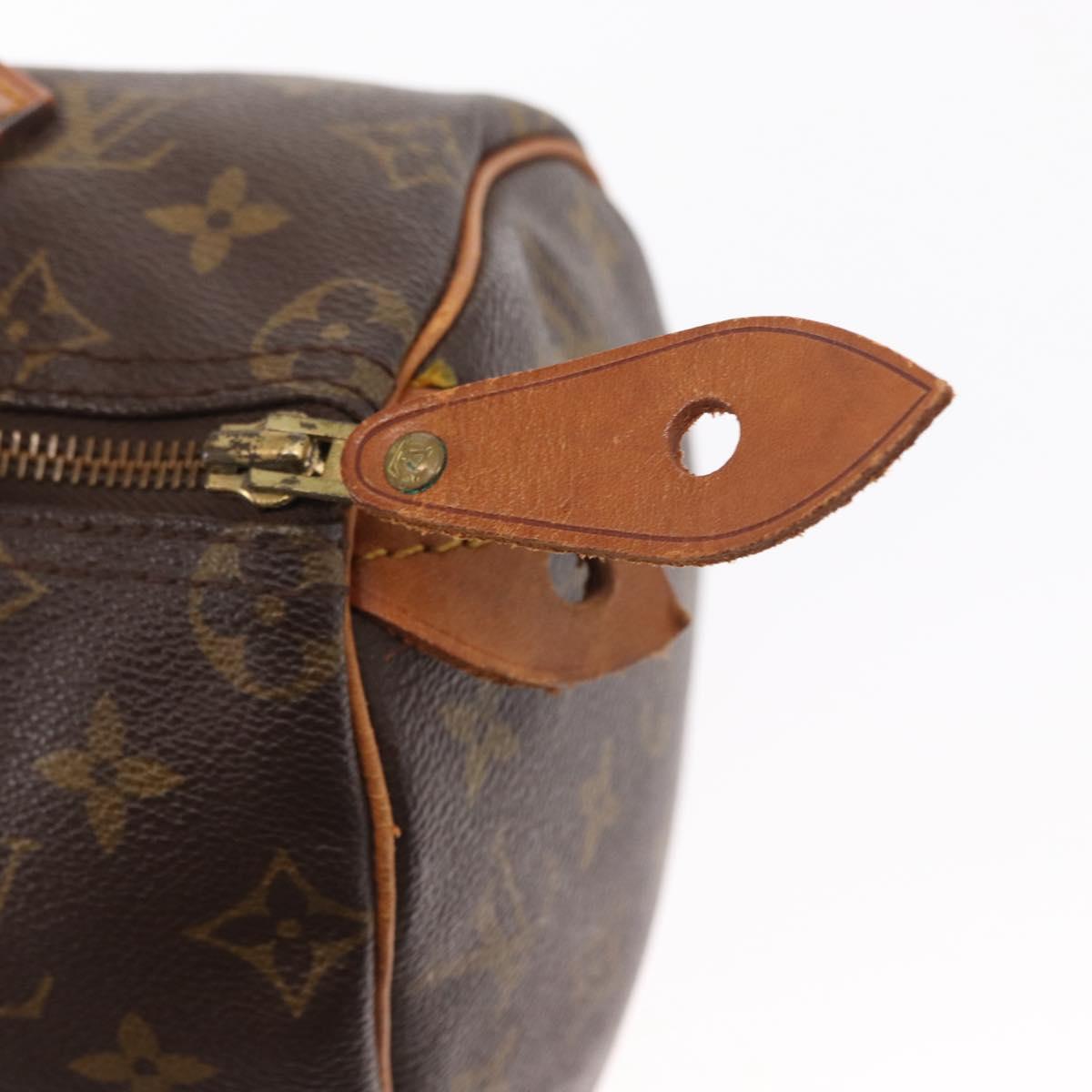 LOUIS VUITTON Monogram Speedy 25 Hand Bag M41528 LV Auth 155718