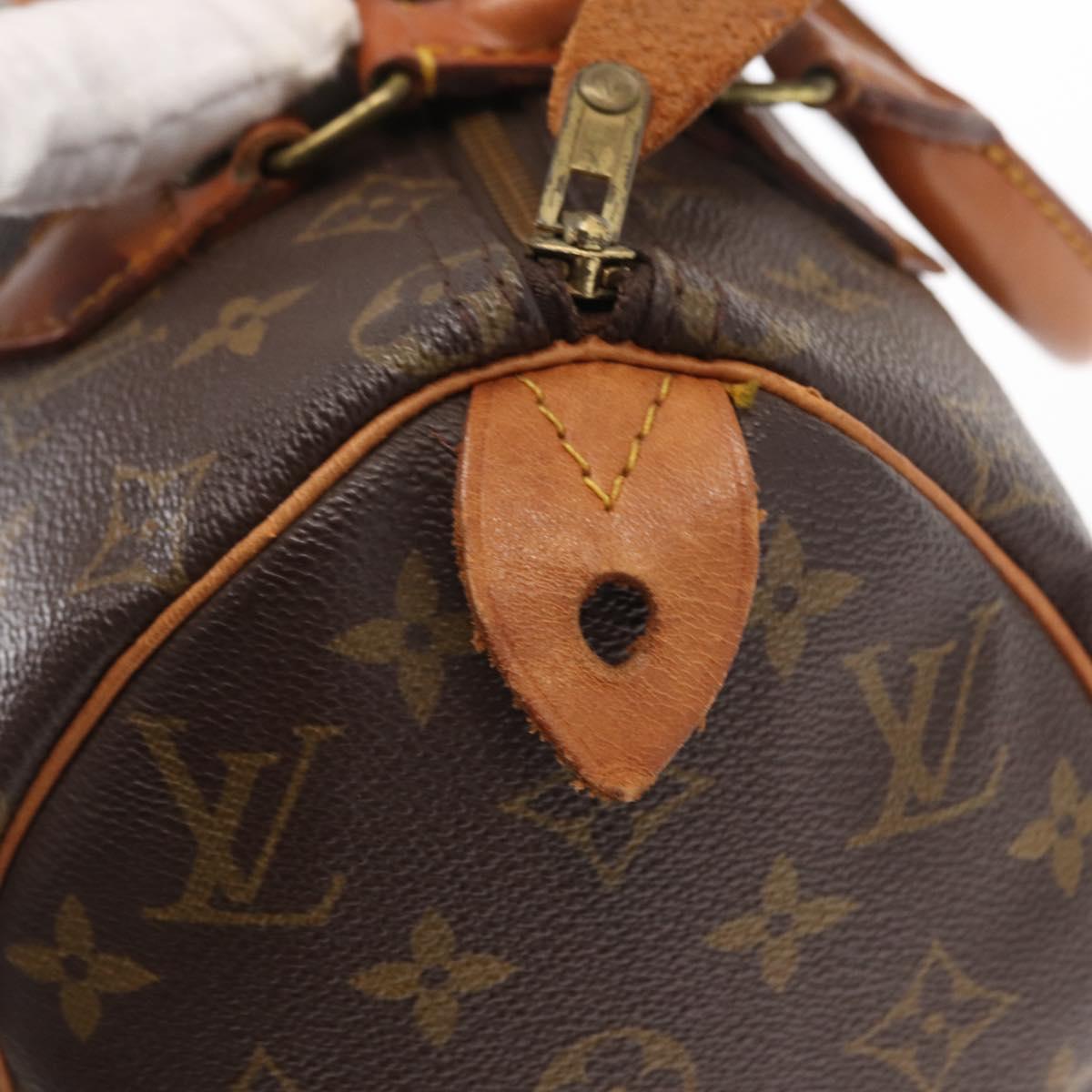 LOUIS VUITTON Monogram Speedy 25 Hand Bag M41528 LV Auth 155718