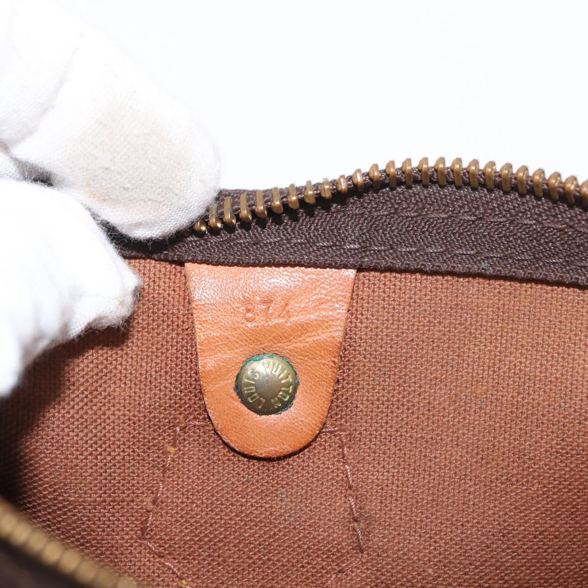 LOUIS VUITTON Monogram Speedy 25 Hand Bag M41528 LV Auth 155718