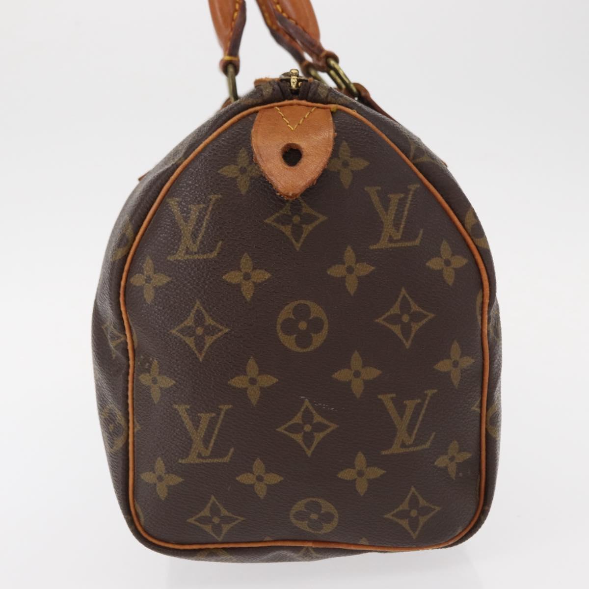 LOUIS VUITTON Monogram Speedy 25 Hand Bag M41528 LV Auth 155718
