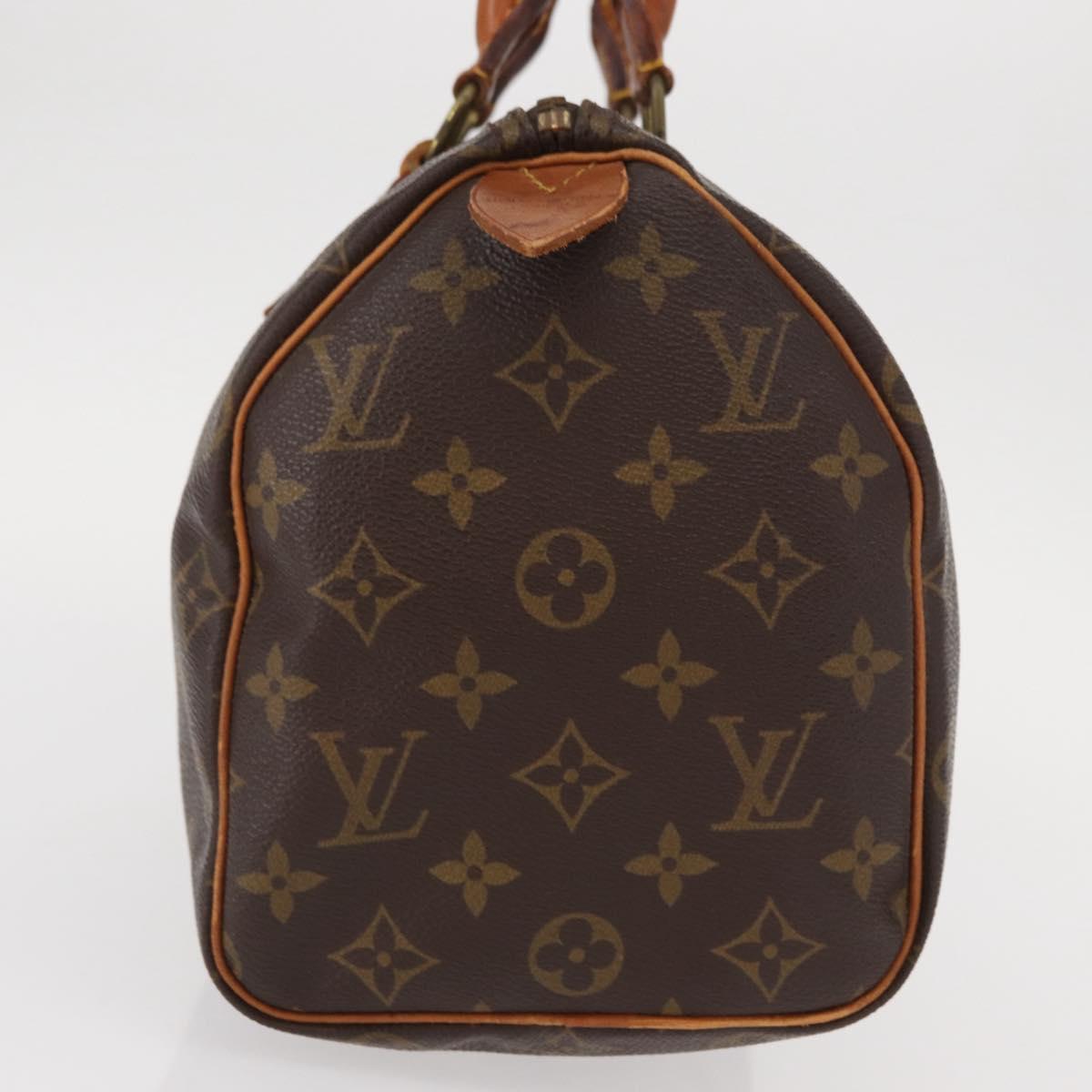 LOUIS VUITTON Monogram Speedy 25 Hand Bag M41528 LV Auth 155718