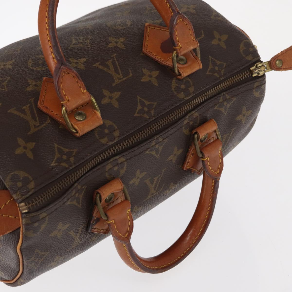 LOUIS VUITTON Monogram Speedy 25 Hand Bag M41528 LV Auth 155718