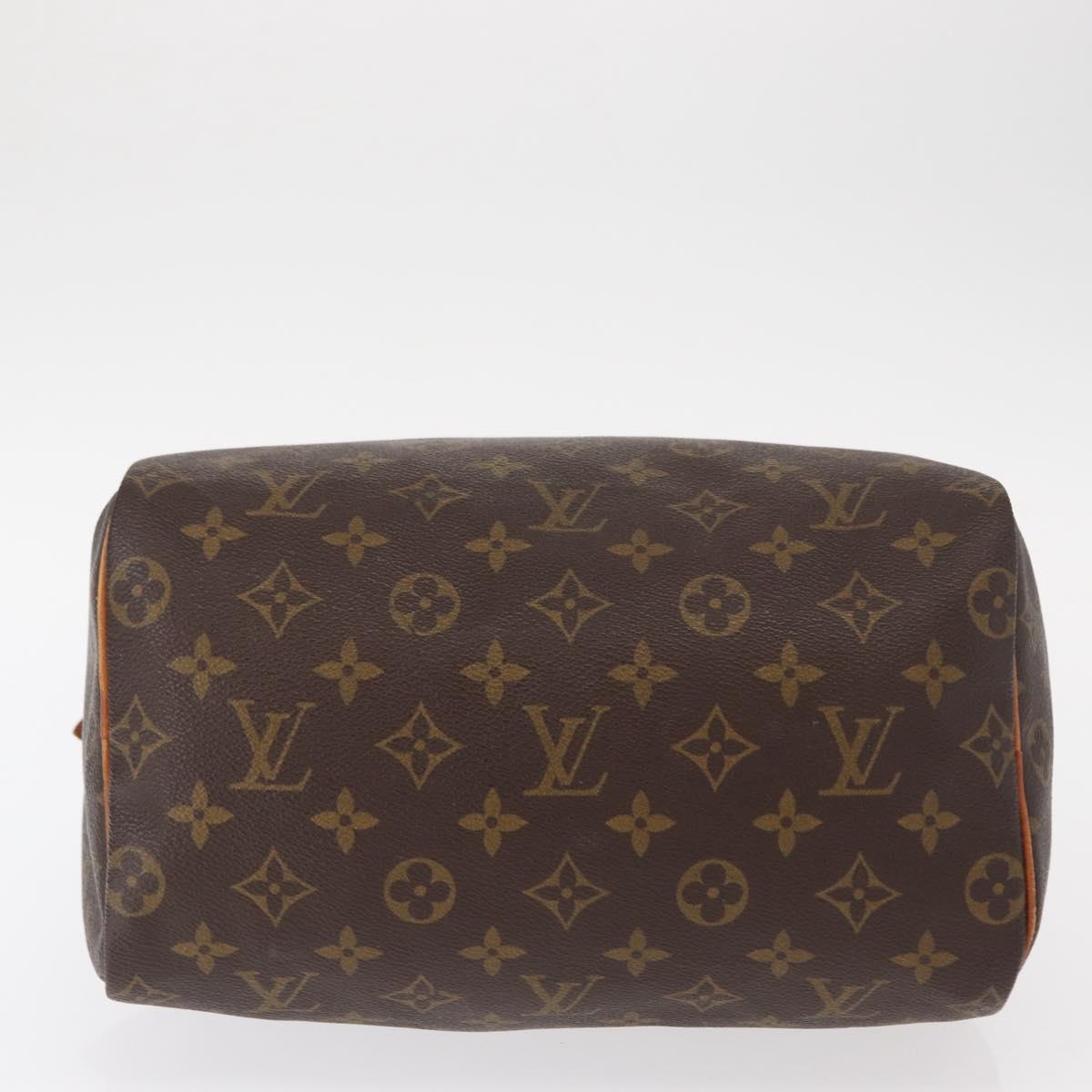 LOUIS VUITTON Monogram Speedy 25 Hand Bag M41528 LV Auth 155718