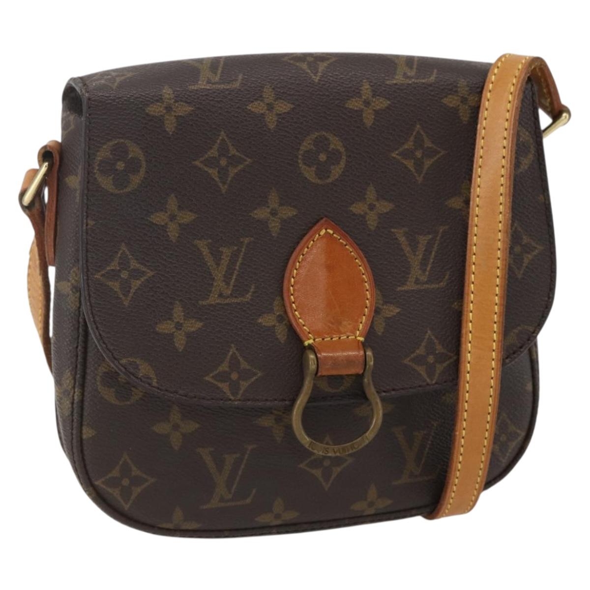 LOUIS VUITTON Monogram Saint Cloud MM Shoulder Bag M51243 LV Auth 155720