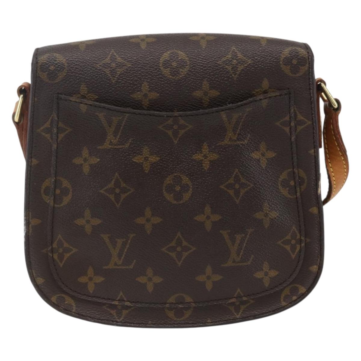 LOUIS VUITTON Monogram Saint Cloud MM Shoulder Bag M51243 LV Auth 155720
