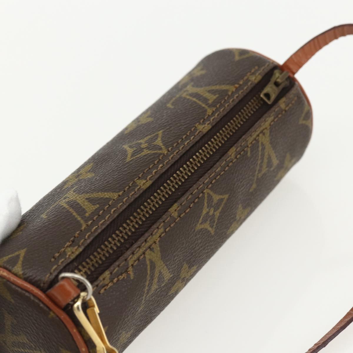 LOUIS VUITTON Monogram Papillon Pouch LV Auth 155722
