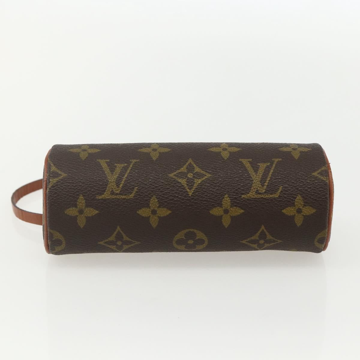 LOUIS VUITTON Monogram Papillon Pouch LV Auth 155722