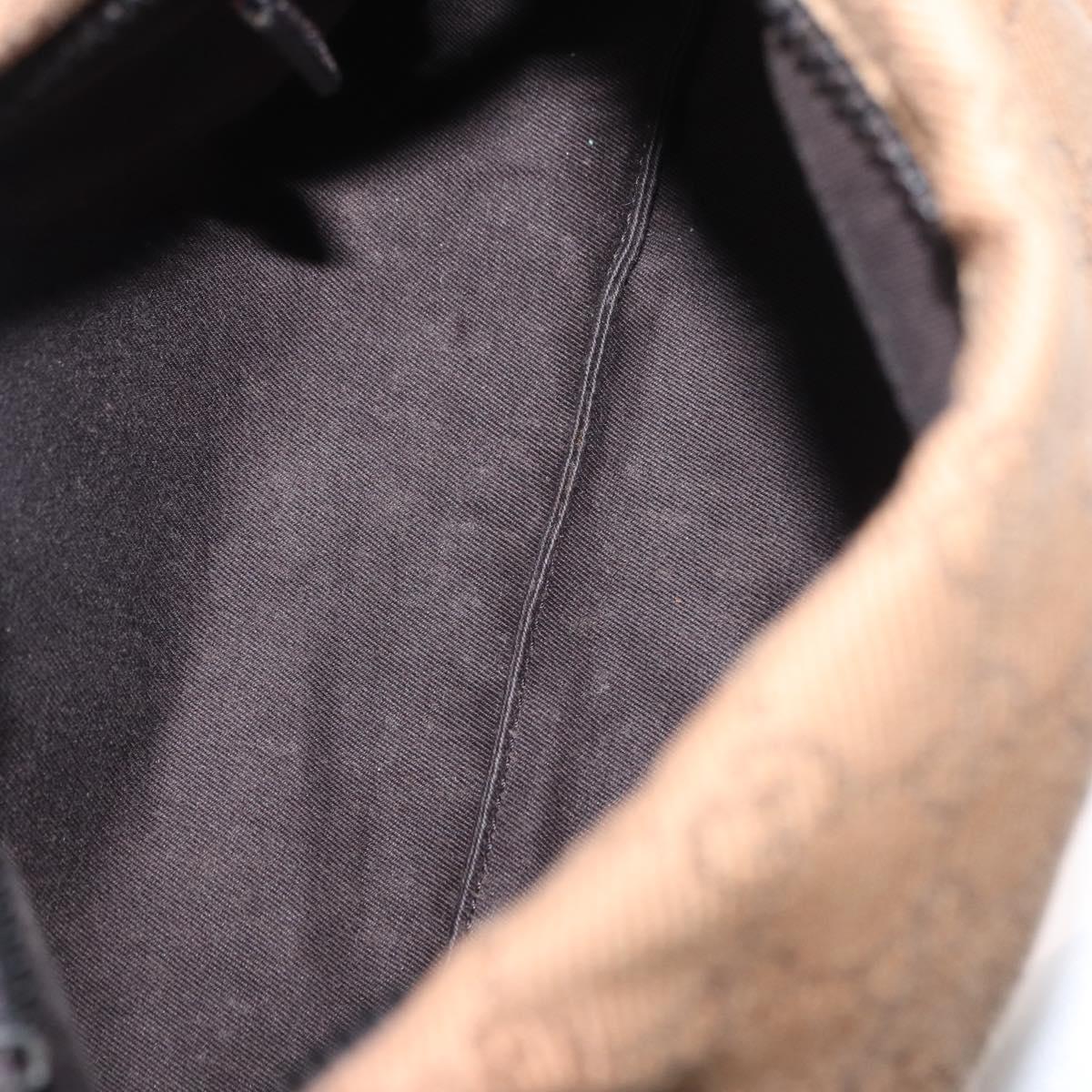 GUCCI GG Canvas Hand Bag Beige 101333 Auth 155726