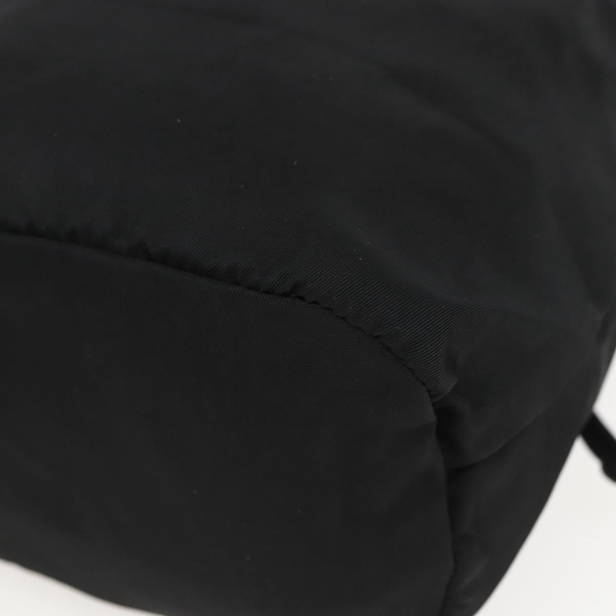 PRADA Purse Pouch Nylon Black Auth 155750V