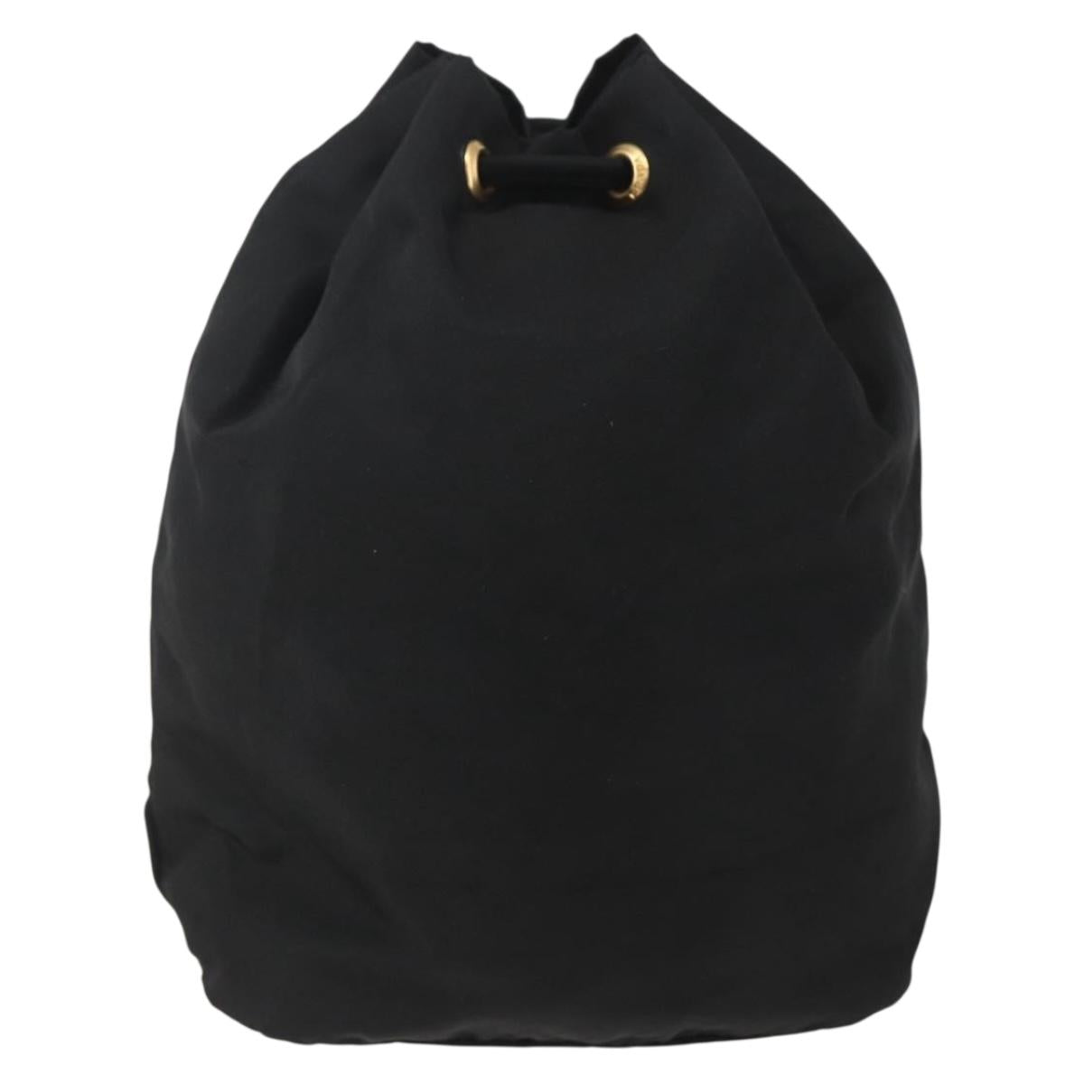 PRADA Purse Pouch Nylon Black Auth 155750V