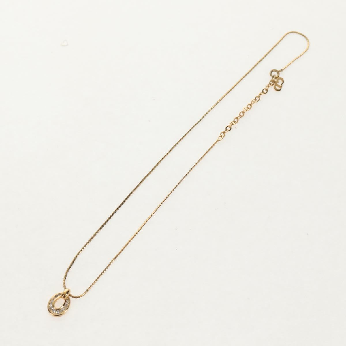 Christian Dior Earring metal 4 Set Gold Auth 155760