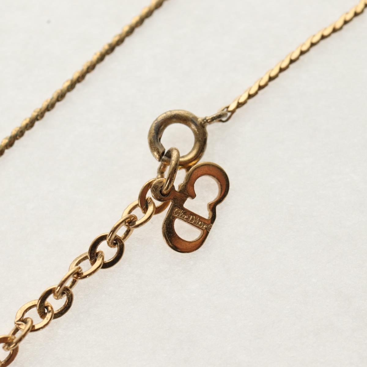 Christian Dior Earring metal 4 Set Gold Auth 155760