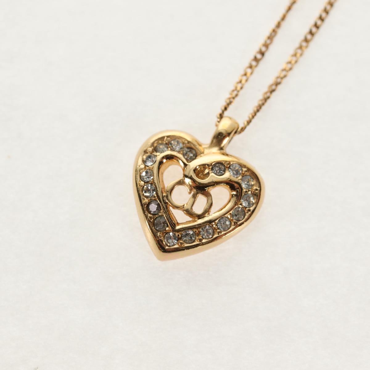 Christian Dior Earring metal 4 Set Gold Auth 155760