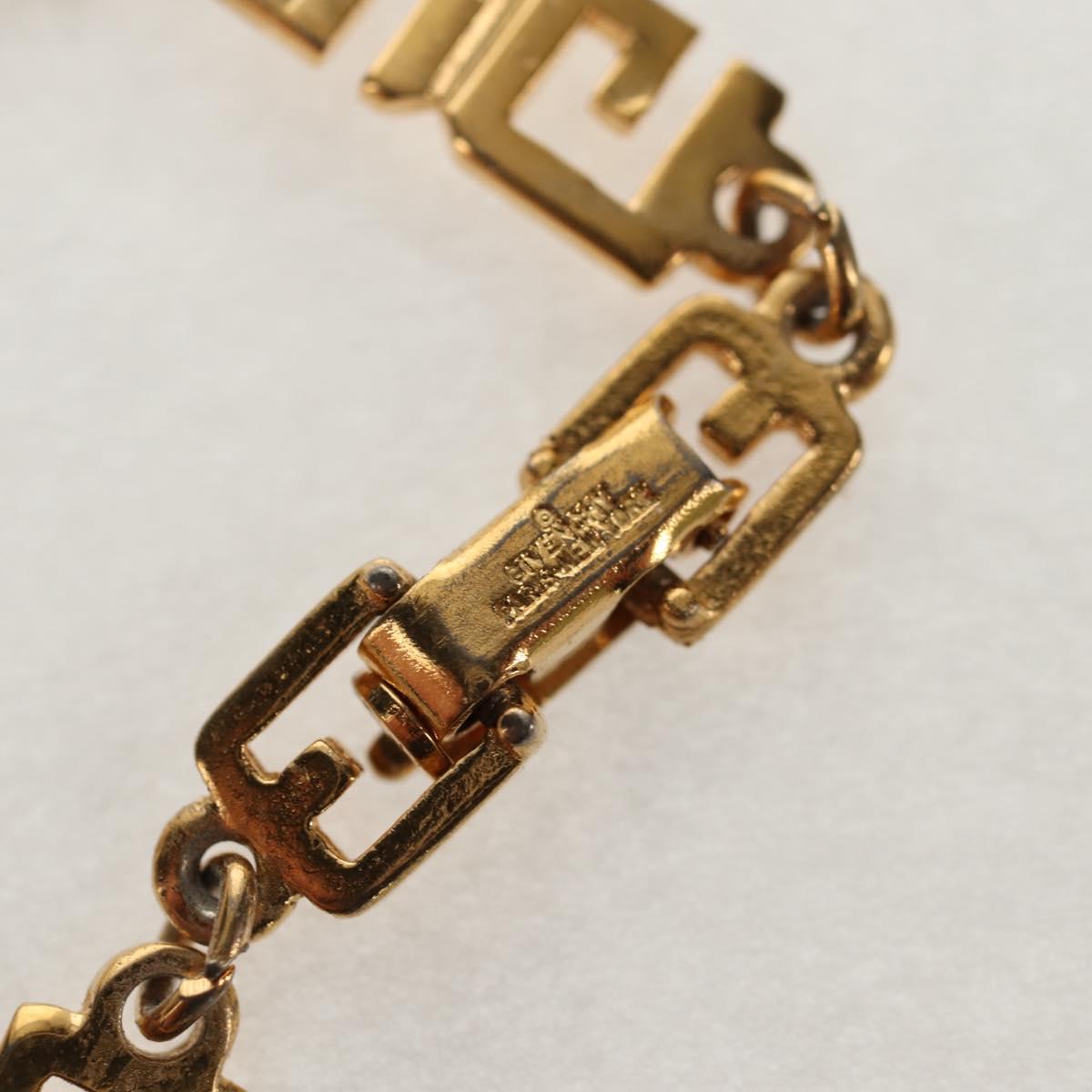 GIVENCHY Necklace metal 2 Set Gold Auth 155761