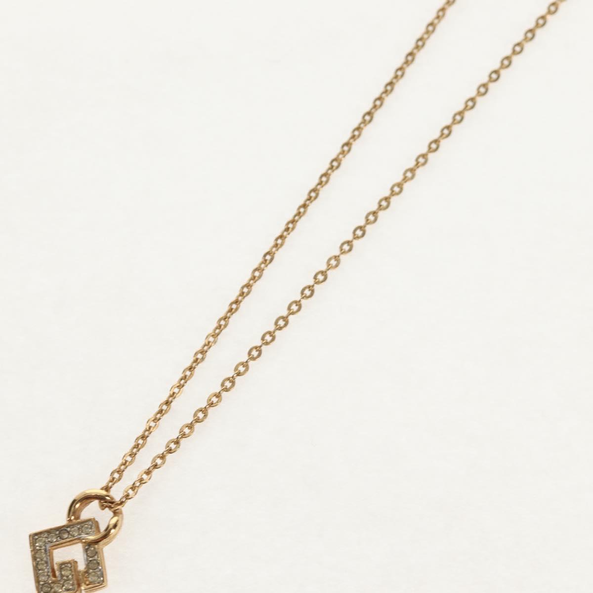 GIVENCHY Necklace metal 2 Set Gold Auth 155761