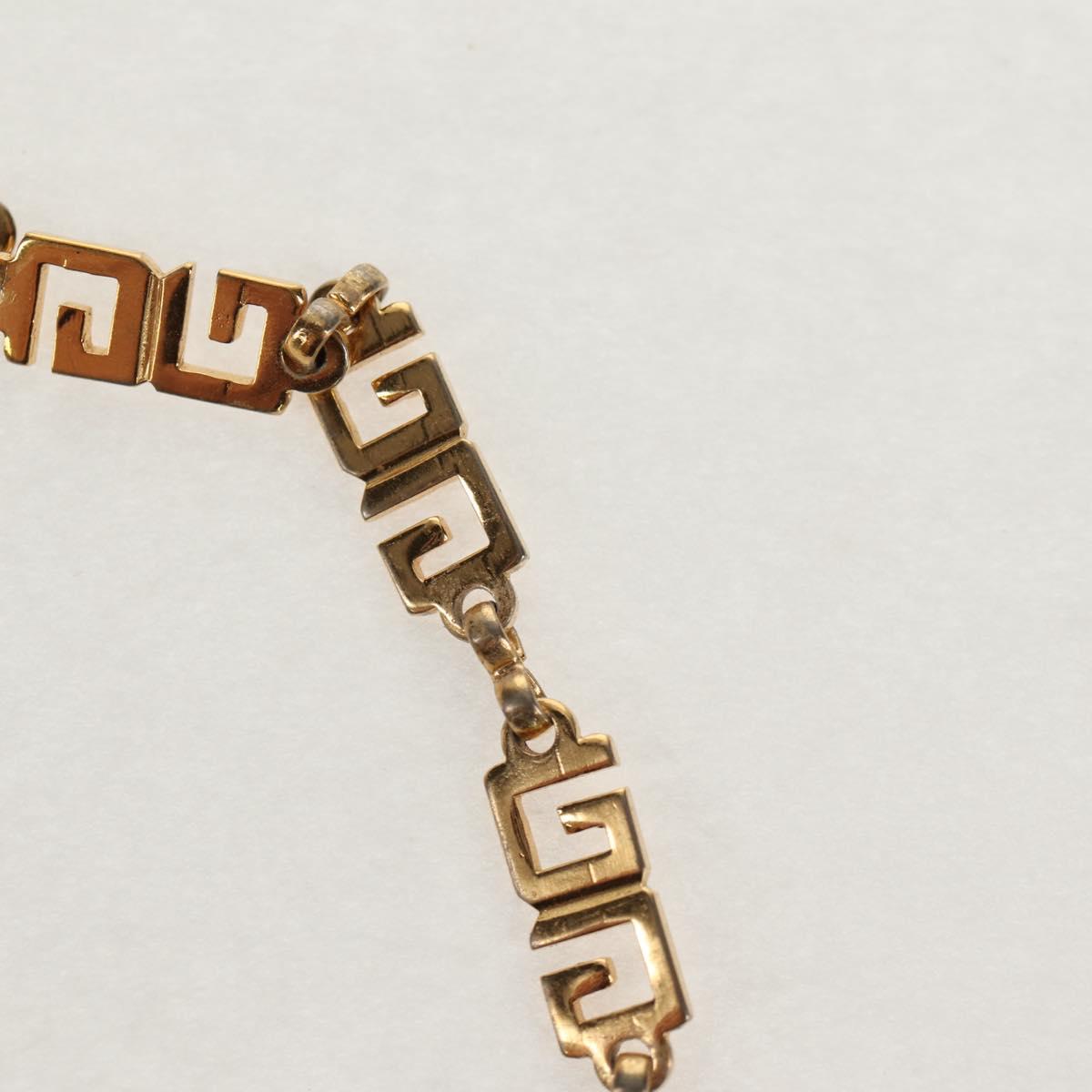 GIVENCHY Necklace metal 2 Set Gold Auth 155761