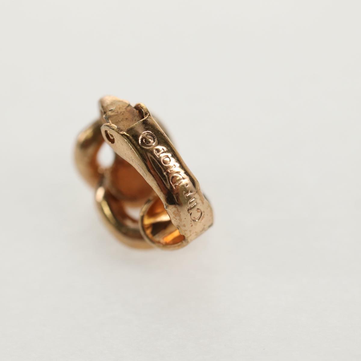 Christian Dior Earring metal 3 Set Gold Auth 155763