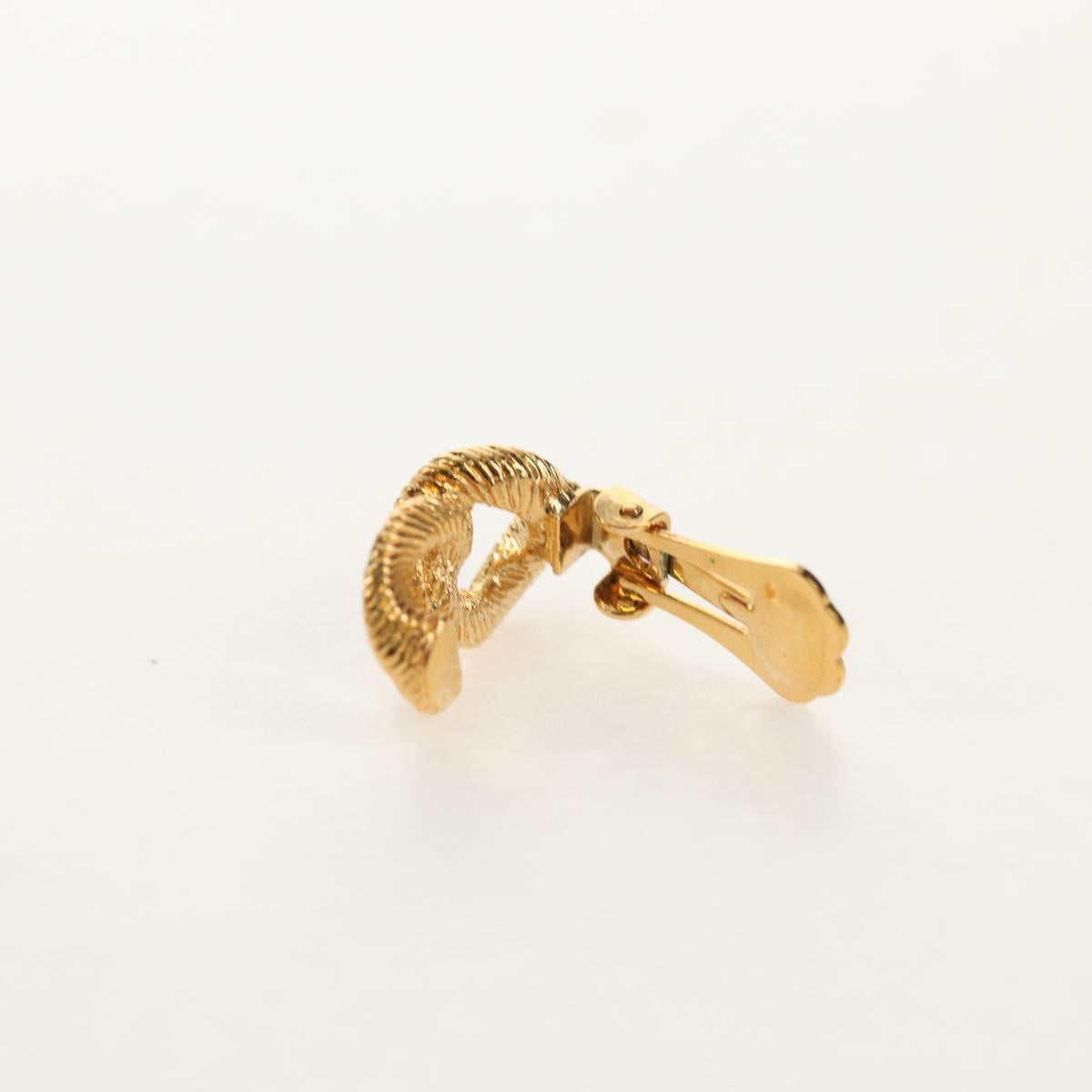 Christian Dior Earring metal 3 Set Gold Auth 155763