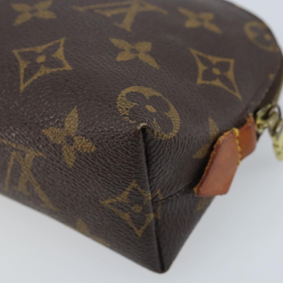 LOUIS VUITTON Monogram Pochette Cosmetic PM Pouch M43998 LV Auth 155787