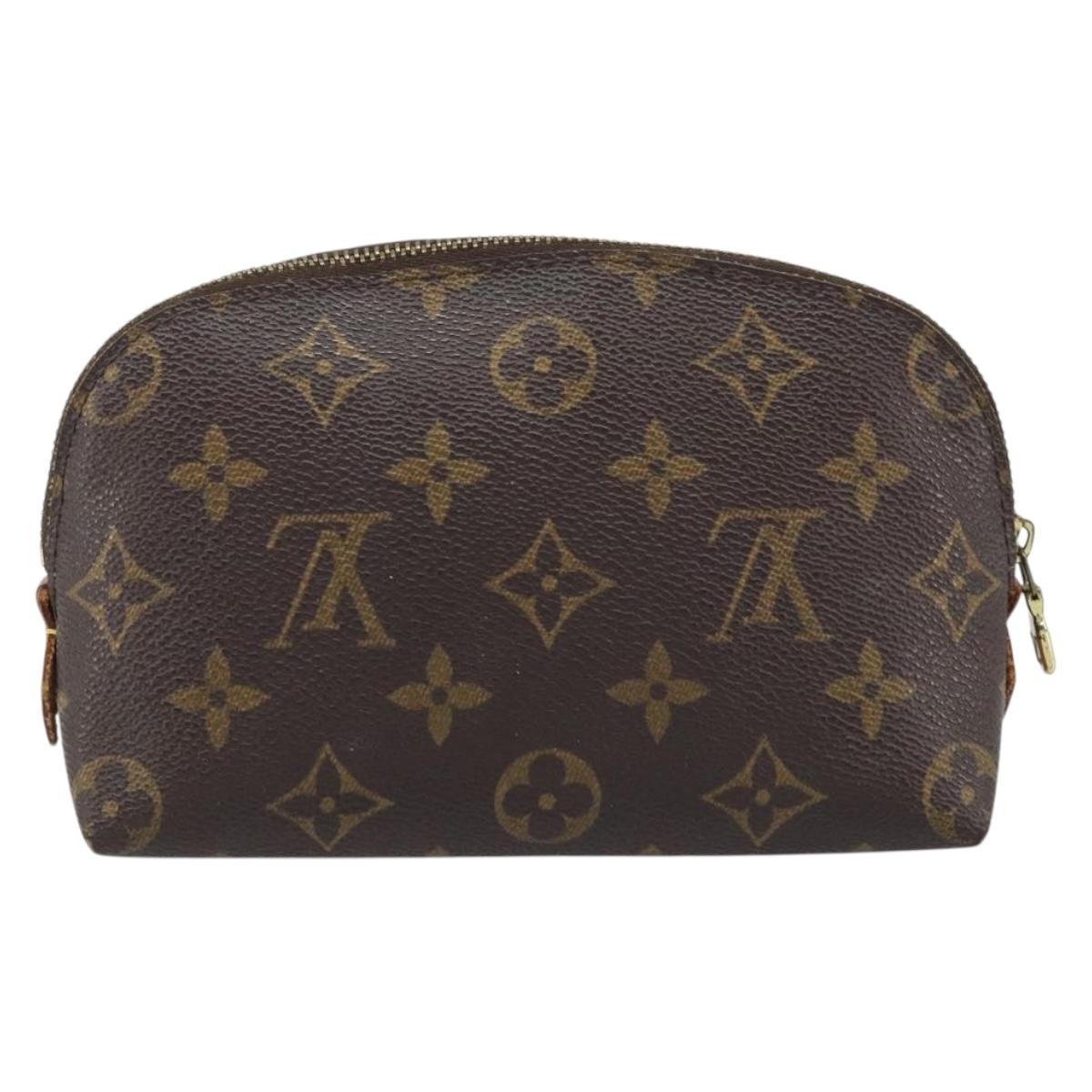 LOUIS VUITTON Monogram Pochette Cosmetic PM Pouch M43998 LV Auth 155787