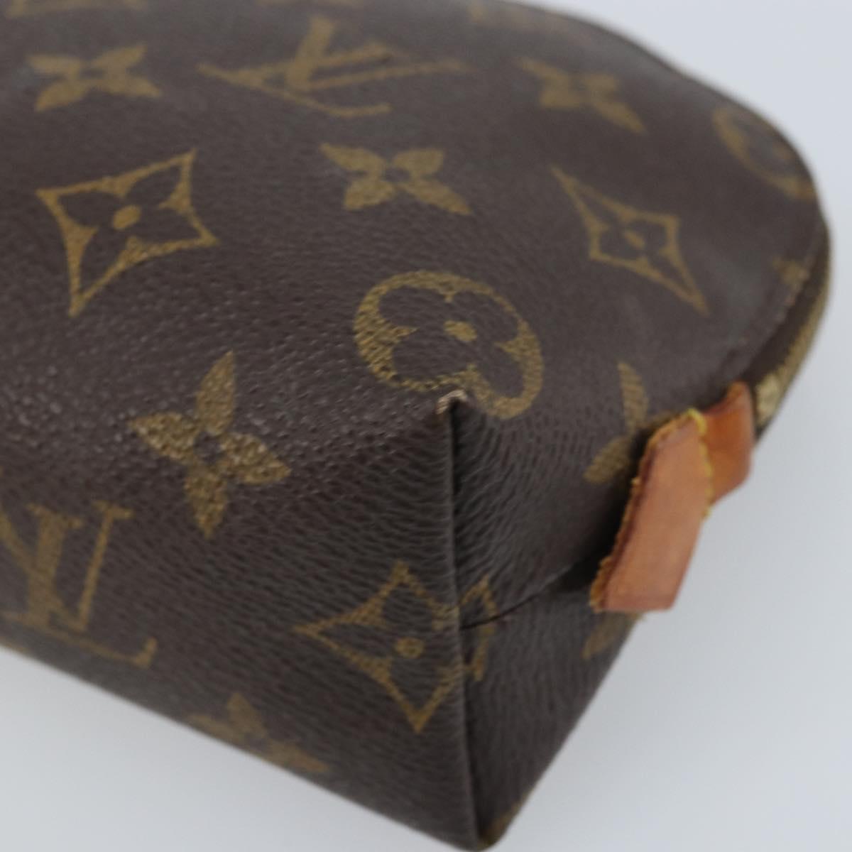 LOUIS VUITTON Monogram Pochette Cosmetic PM Pouch M43998 LV Auth 155787