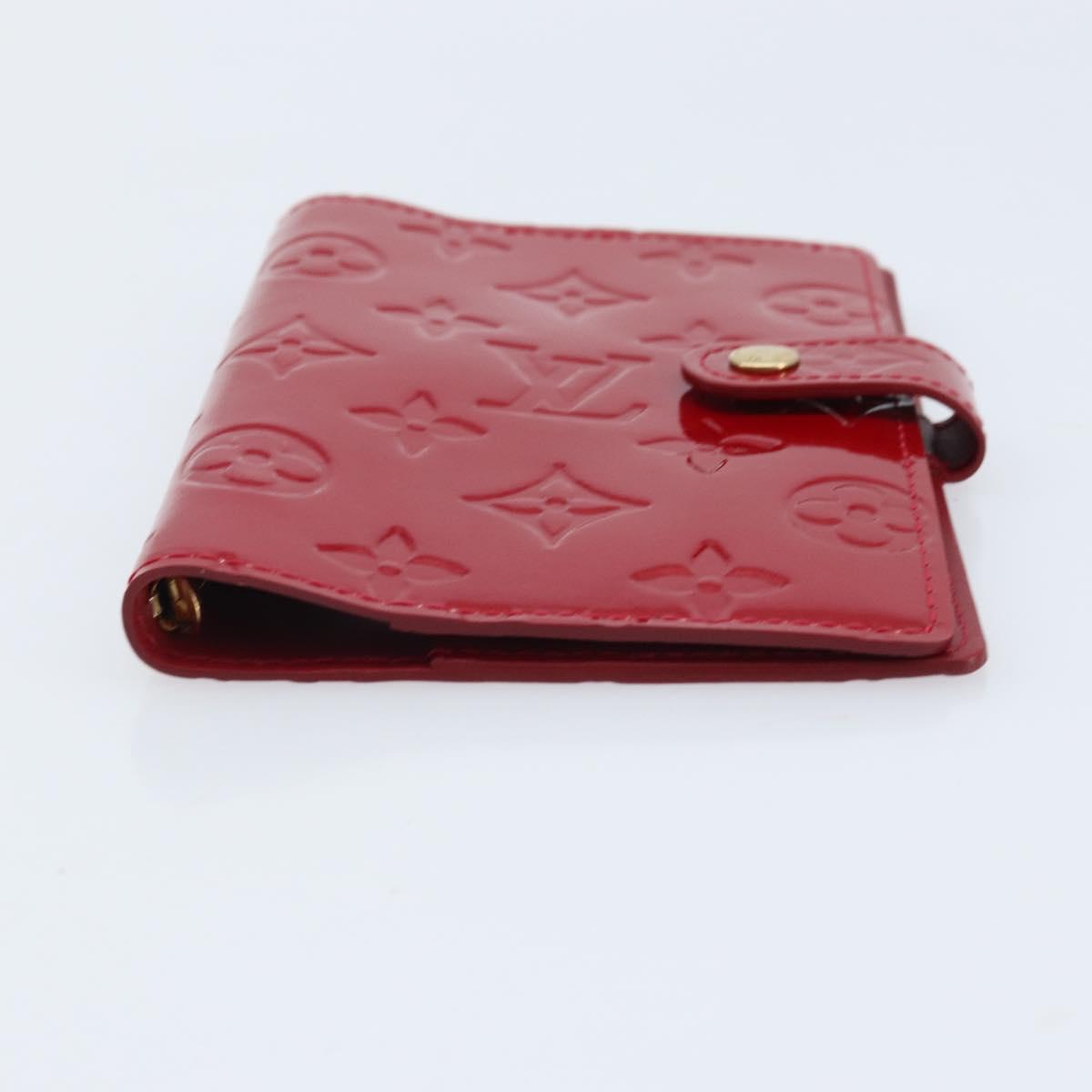 LOUIS VUITTON Vernis Agenda PM Day Planner Pomme D'amour R21016 LV Auth 155789A