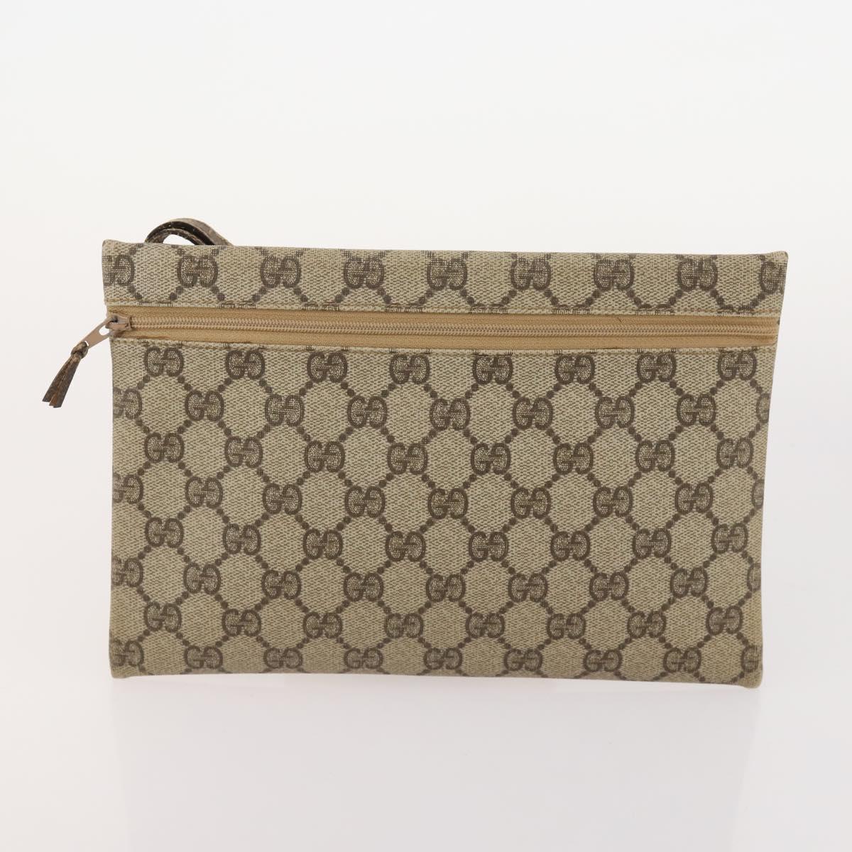 LOUIS VUITTON Saint Laurent Celine Hermes Gucci Bag PVC 7 Set Beige Auth 155795