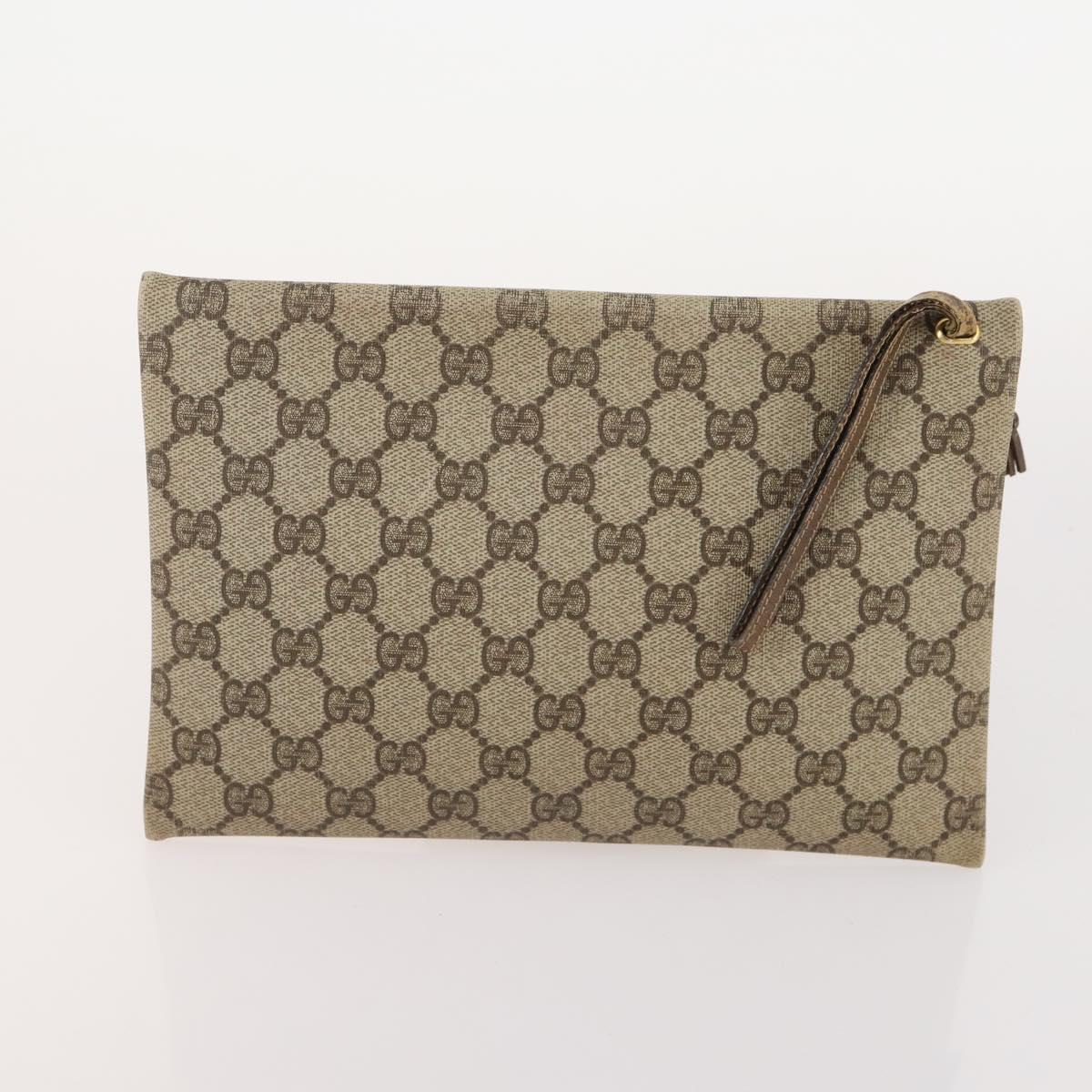 LOUIS VUITTON Saint Laurent Celine Hermes Gucci Bag PVC 7 Set Beige Auth 155795