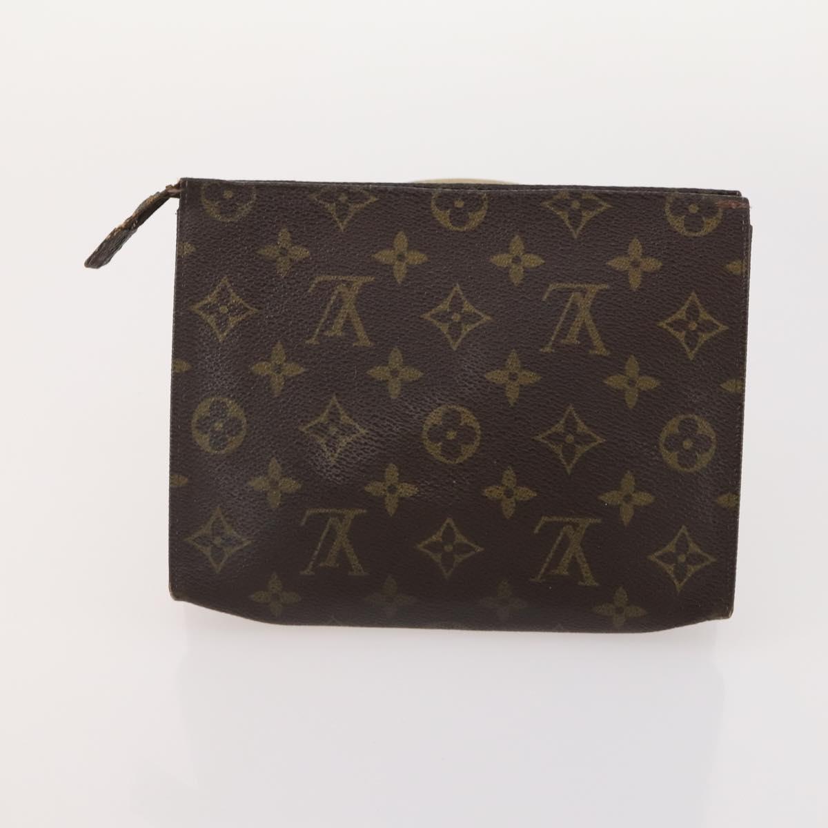 LOUIS VUITTON Saint Laurent Celine Hermes Gucci Bag PVC 7 Set Beige Auth 155795