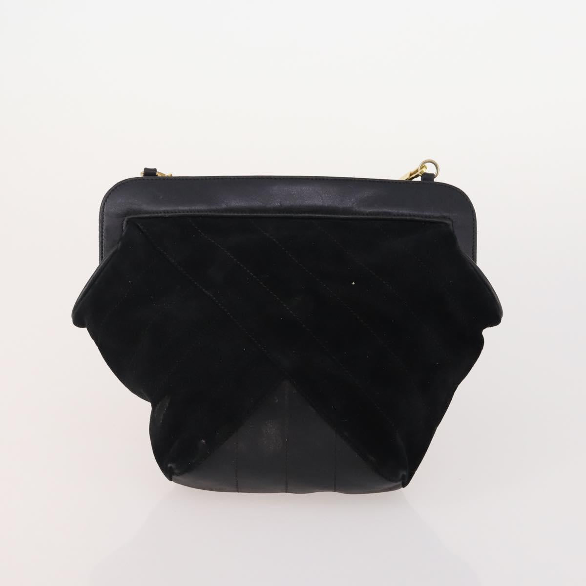 Salvatore Ferragamo Etro Loewe Bag PVC Suede Leather 5 Set Black Auth 155799