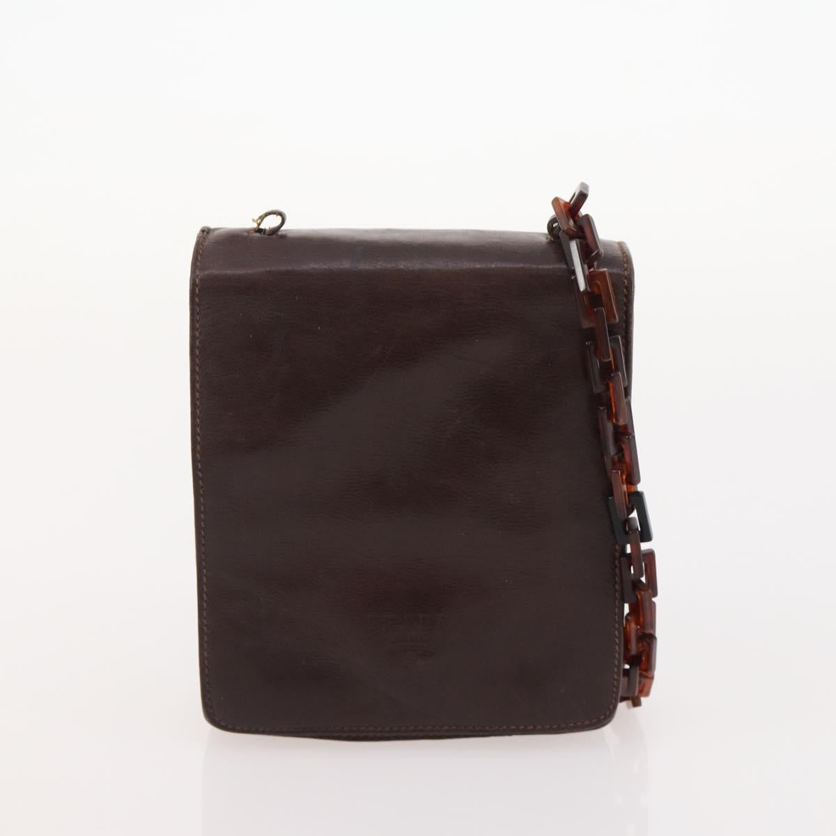 PRADA Tote Bag Nylon Leather 4 Set Black Brown Auth 155801