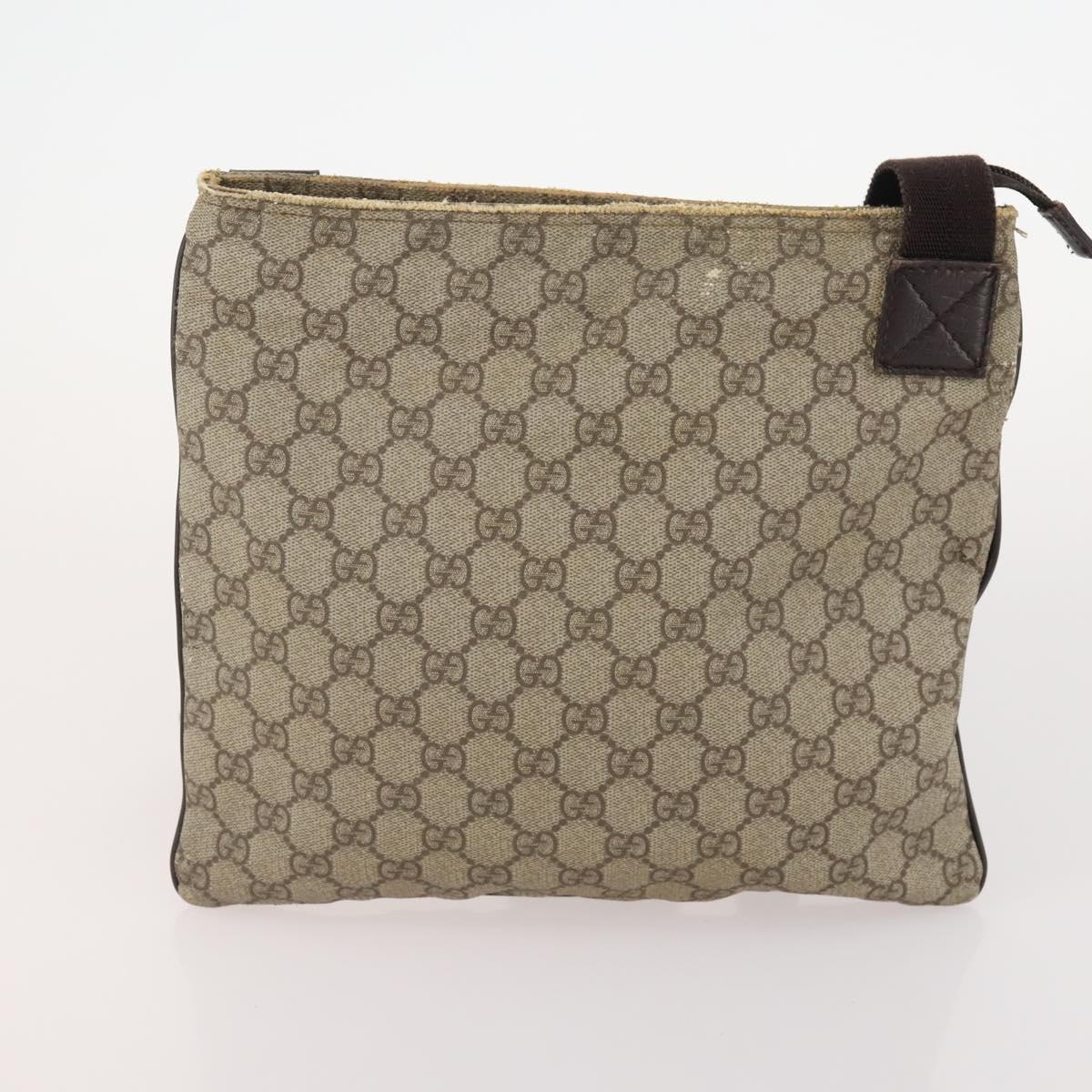 GUCCI GG Canvas Tote Bag PVC 5 Set Red Beige Navy Auth 155802
