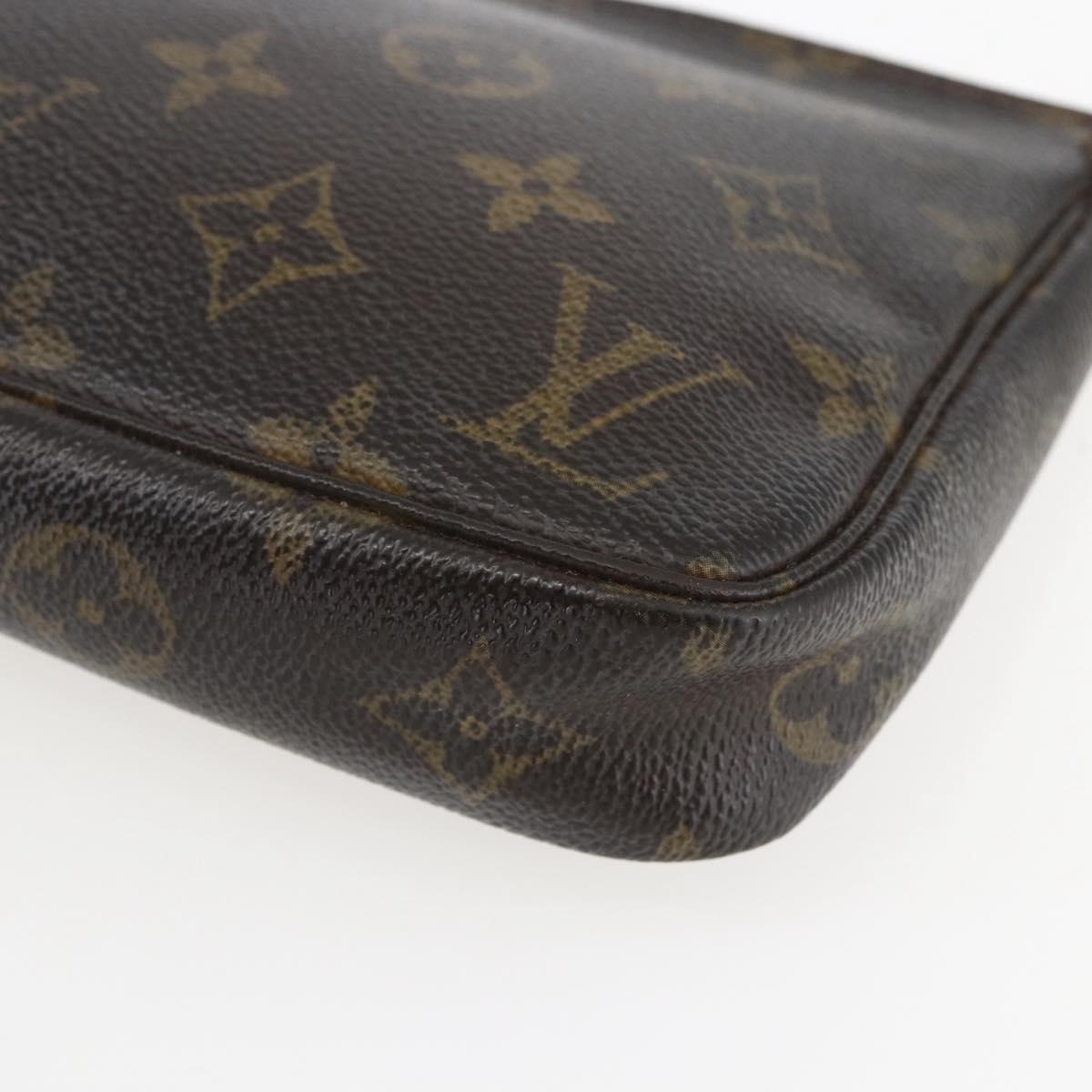 LOUIS VUITTON Monogram Pochette Accessoires Pouch M51980 LV Auth 155903