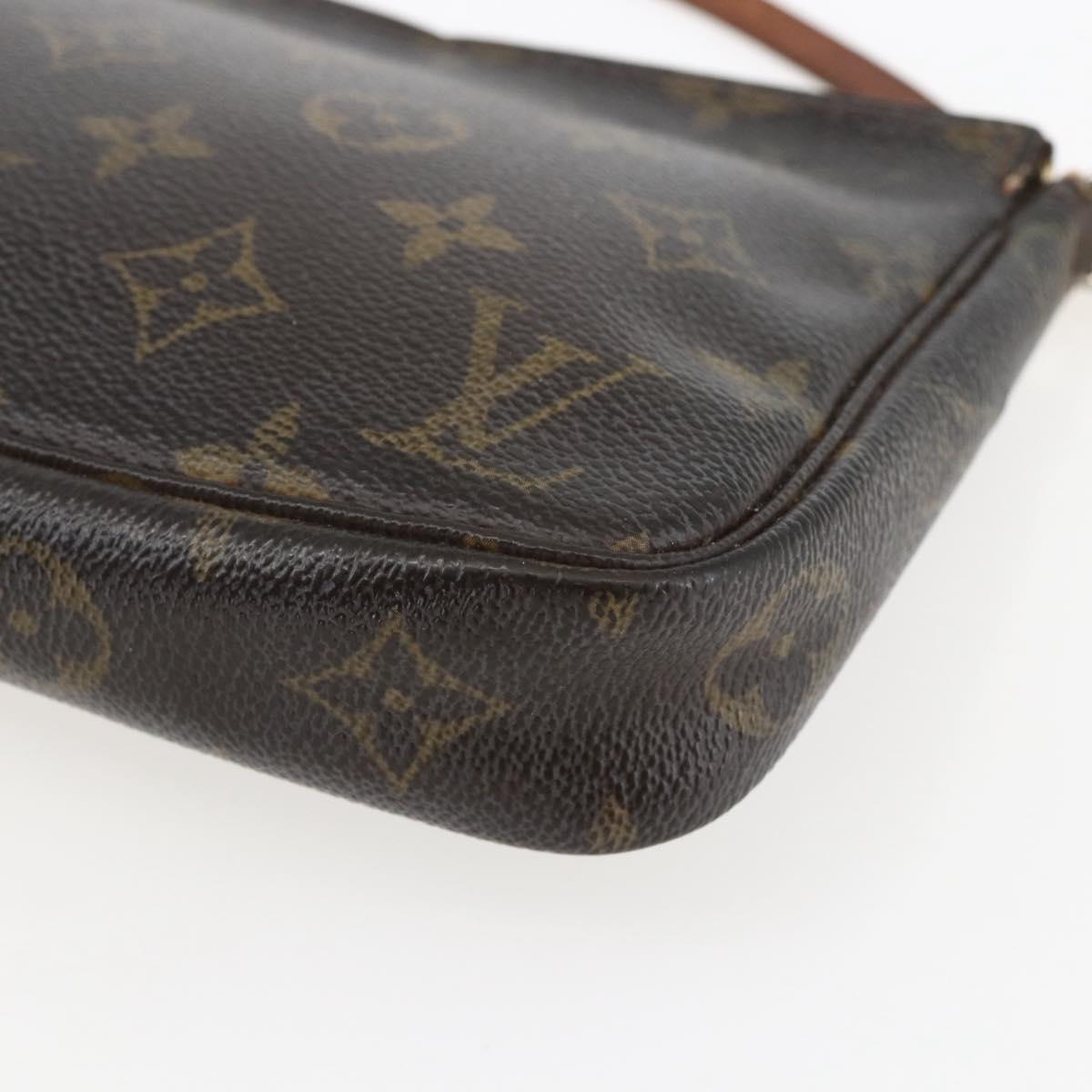 LOUIS VUITTON Monogram Pochette Accessoires Pouch M51980 LV Auth 155903