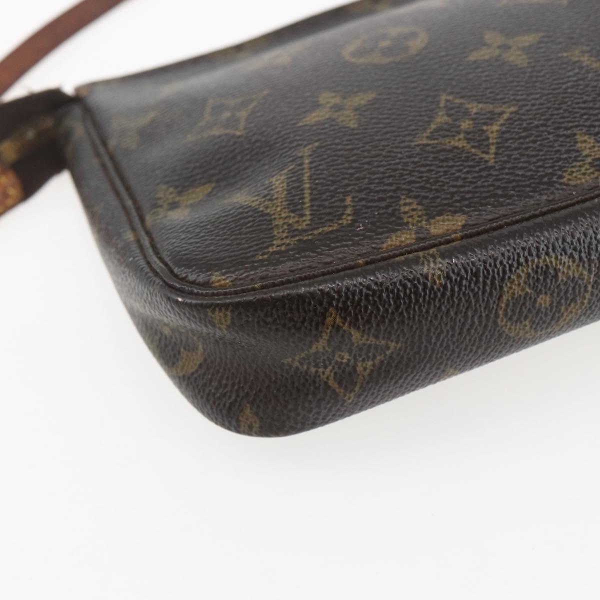 LOUIS VUITTON Monogram Pochette Accessoires Pouch M51980 LV Auth 155903