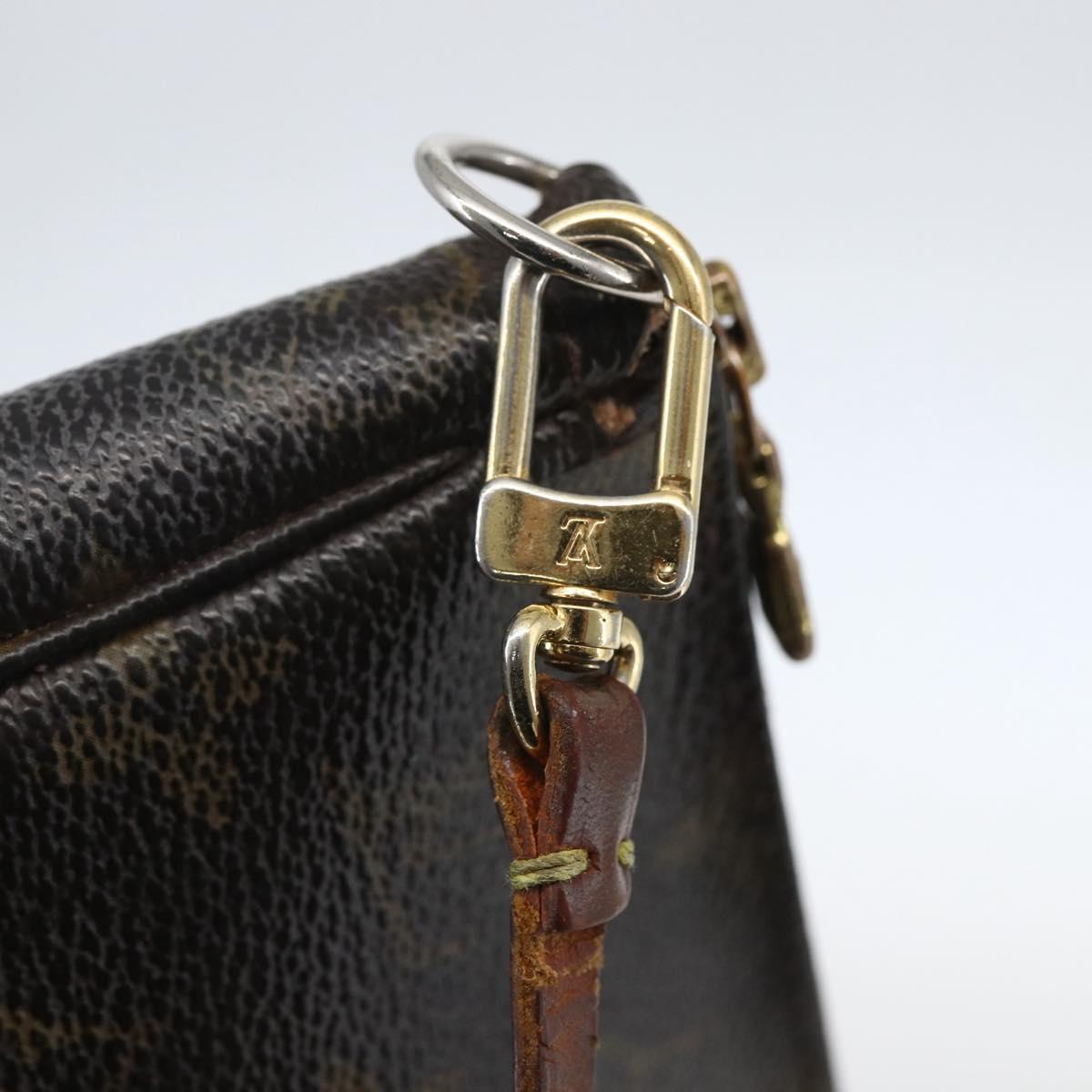 LOUIS VUITTON Monogram Pochette Accessoires Pouch M51980 LV Auth 155903