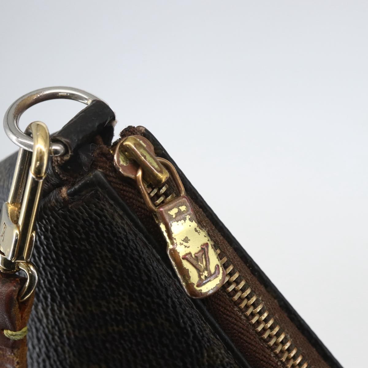 LOUIS VUITTON Monogram Pochette Accessoires Pouch M51980 LV Auth 155903