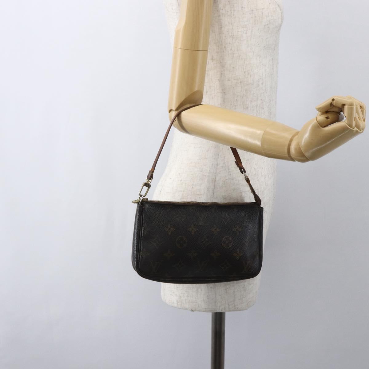 LOUIS VUITTON Monogram Pochette Accessoires Pouch M51980 LV Auth 155903