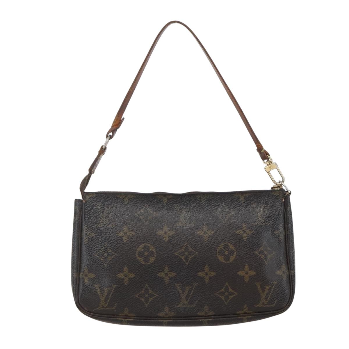 LOUIS VUITTON Monogram Pochette Accessoires Pouch M51980 LV Auth 155903