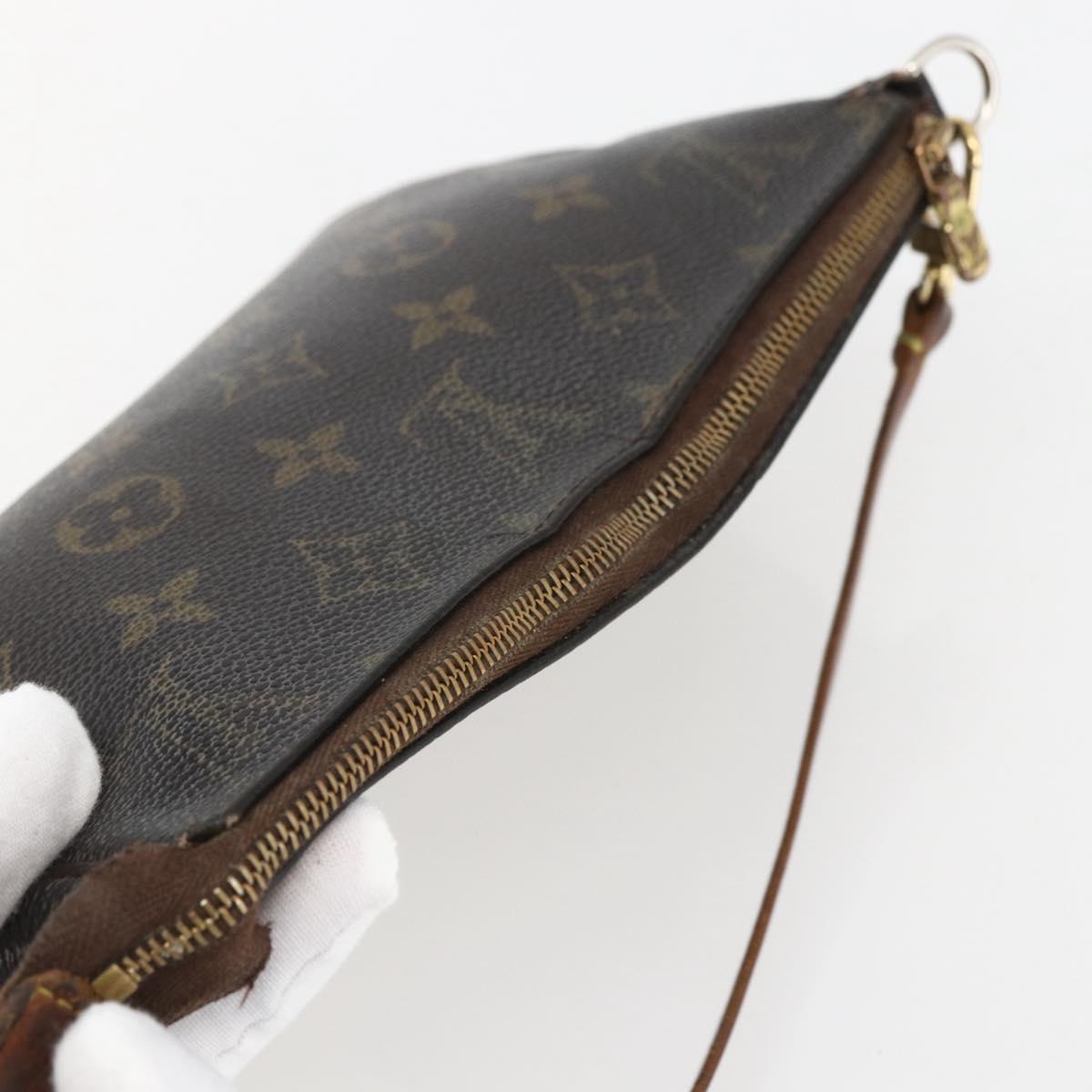 LOUIS VUITTON Monogram Pochette Accessoires Pouch M51980 LV Auth 155903