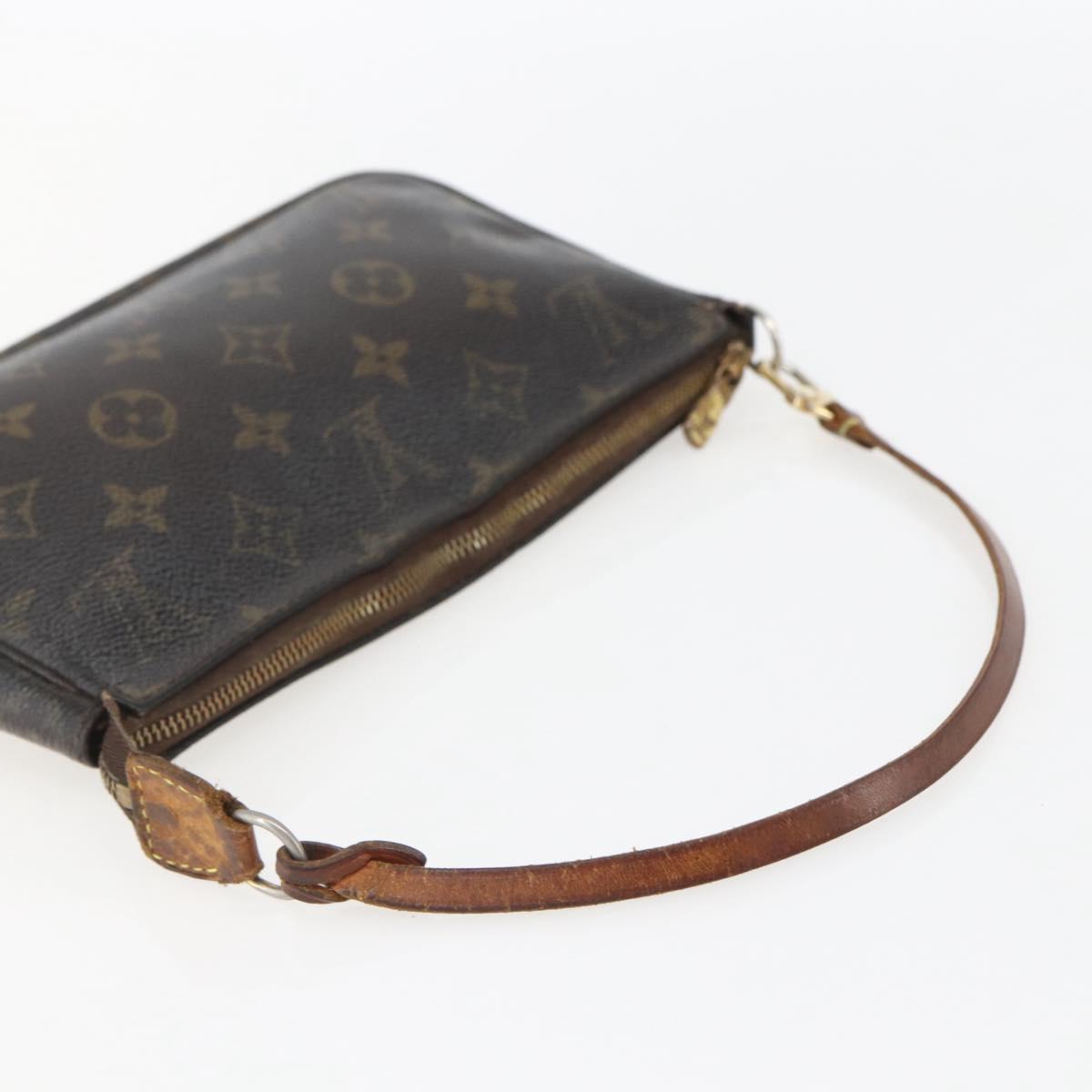 LOUIS VUITTON Monogram Pochette Accessoires Pouch M51980 LV Auth 155903