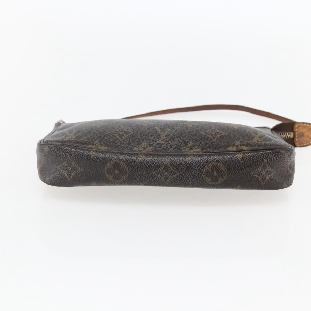 LOUIS VUITTON Monogram Pochette Accessoires Pouch M51980 LV Auth 155903