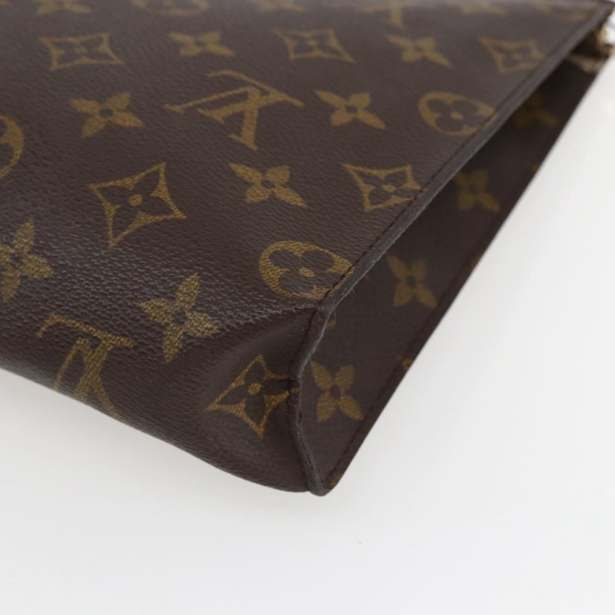 LOUIS VUITTON Monogram Poche Toilette 26 Pouch M47542 LV Auth 155904