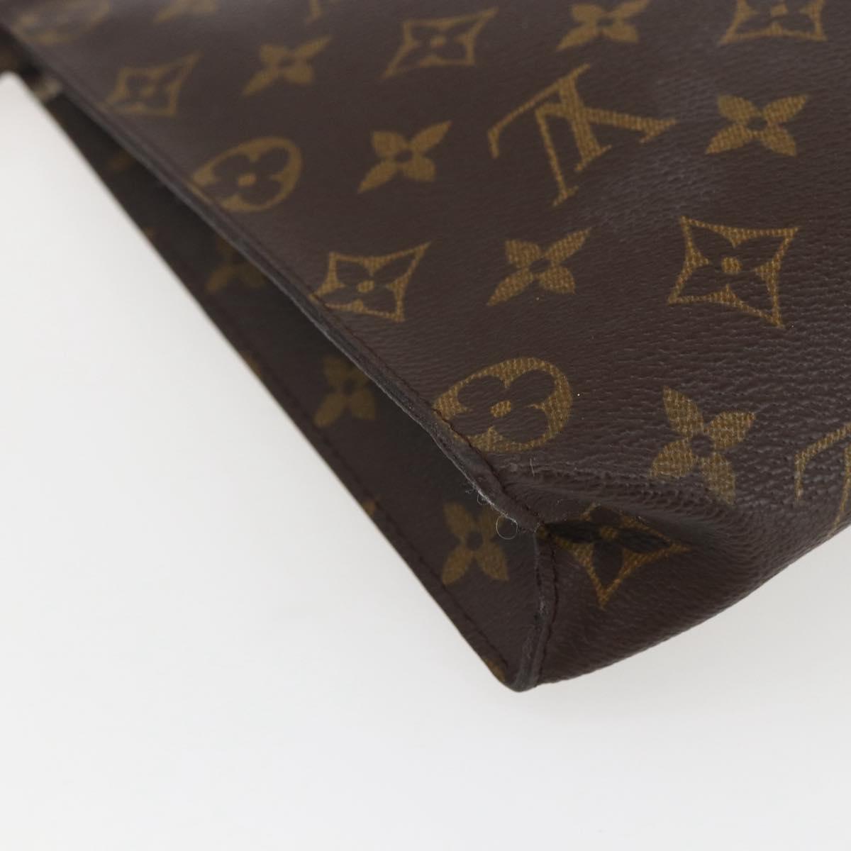LOUIS VUITTON Monogram Poche Toilette 26 Pouch M47542 LV Auth 155904