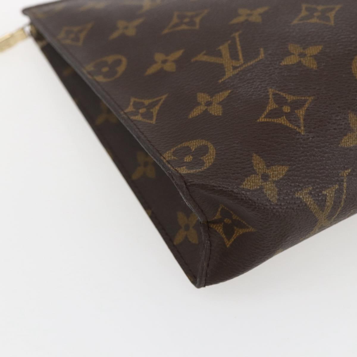 LOUIS VUITTON Monogram Poche Toilette 26 Pouch M47542 LV Auth 155904