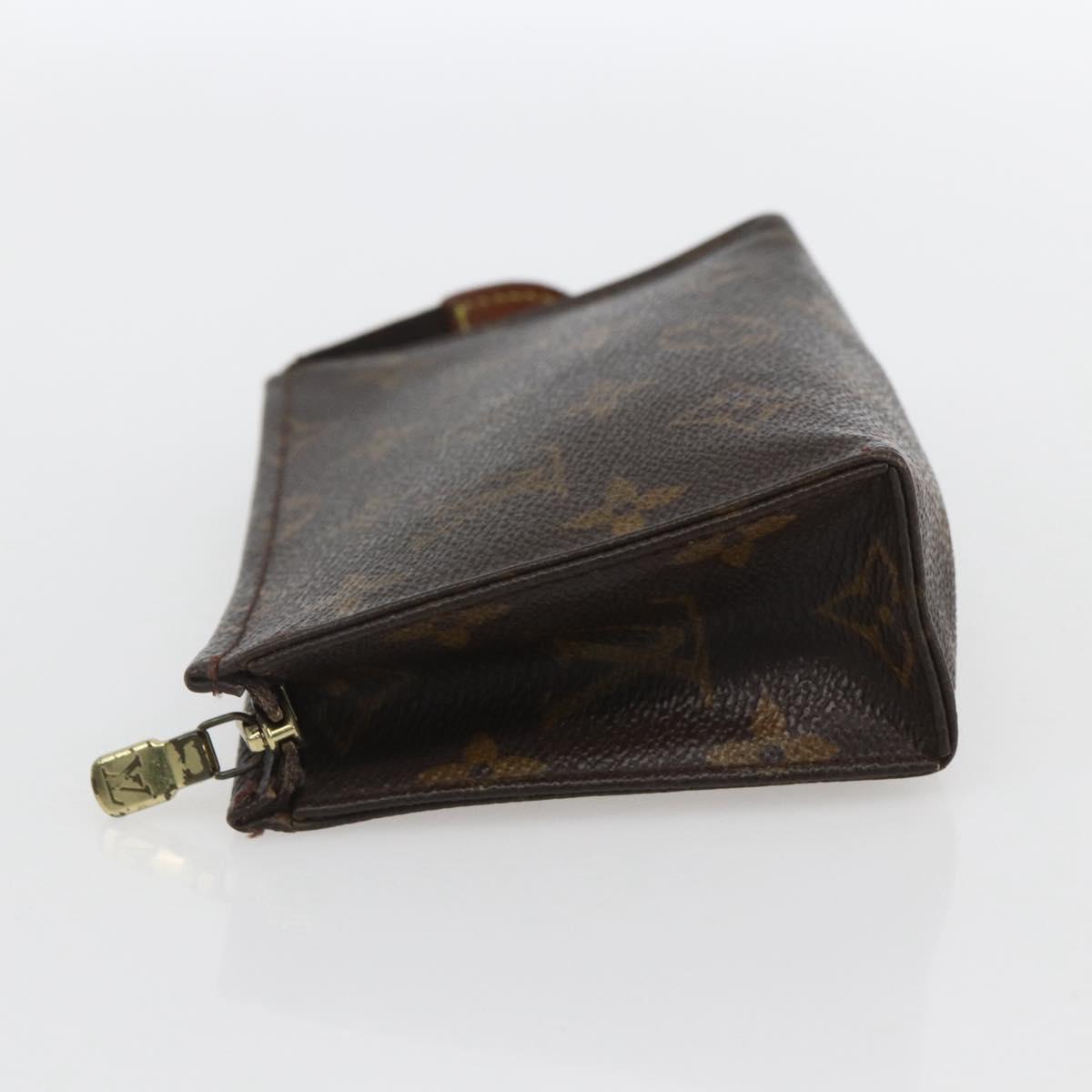 LOUIS VUITTON Monogram Poche Toilette 15 Pouch M47546 LV Auth 155905