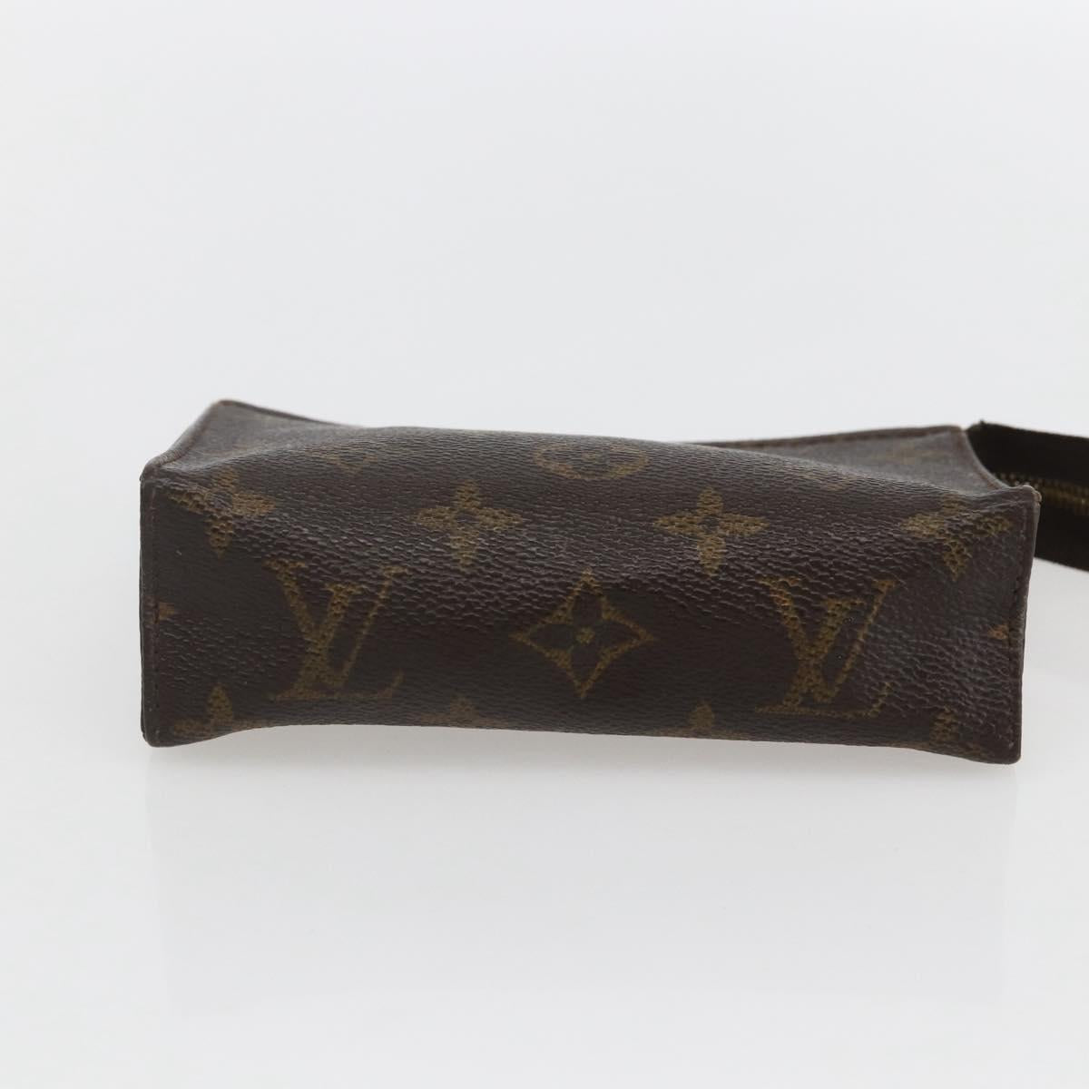 LOUIS VUITTON Monogram Poche Toilette 15 Pouch M47546 LV Auth 155905