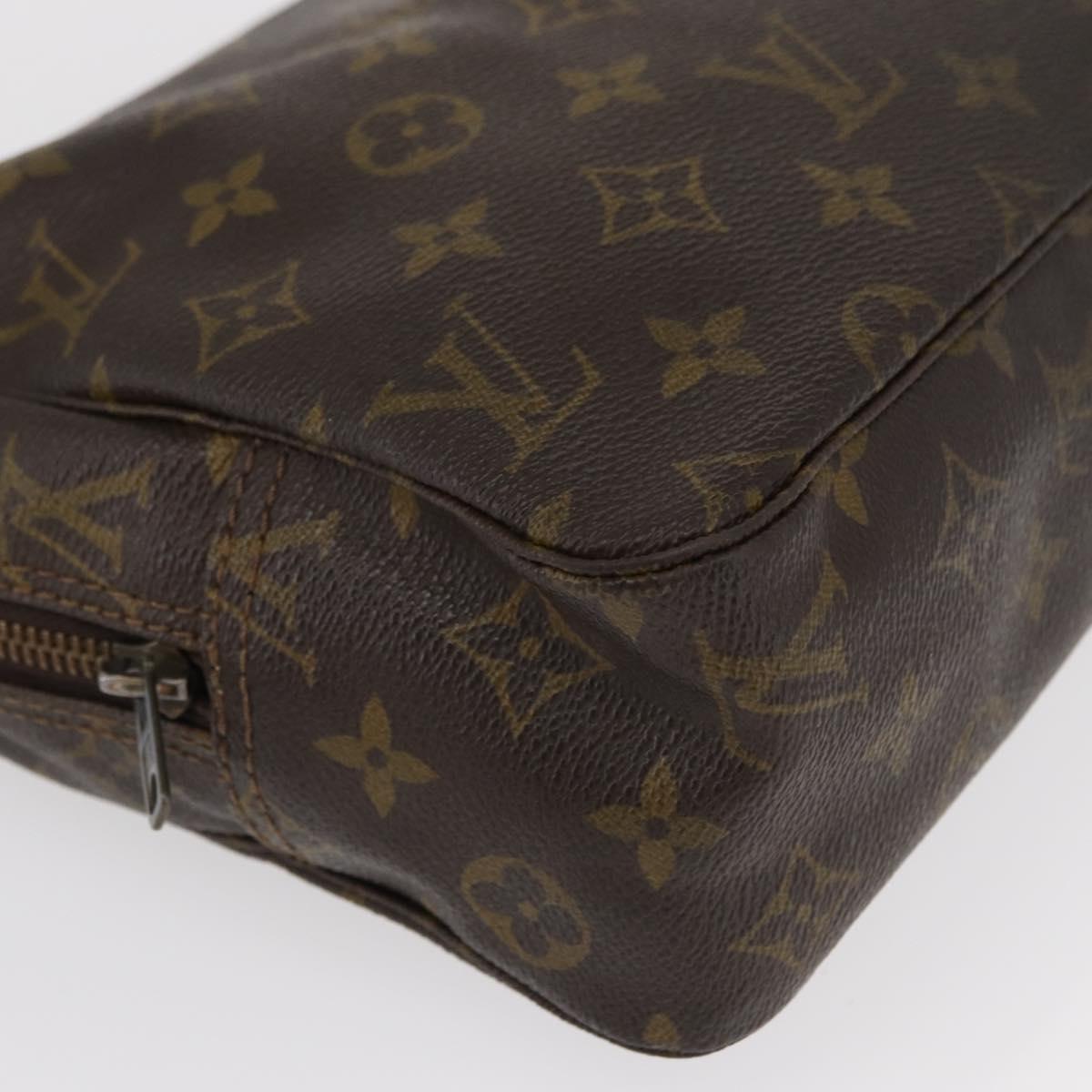 LOUIS VUITTON Monogram Trousse Toilette 28 Clutch Bag M47522 LV Auth 155906