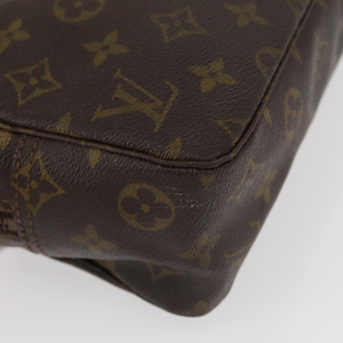 LOUIS VUITTON Monogram Trousse Toilette 28 Clutch Bag M47522 LV Auth 155906