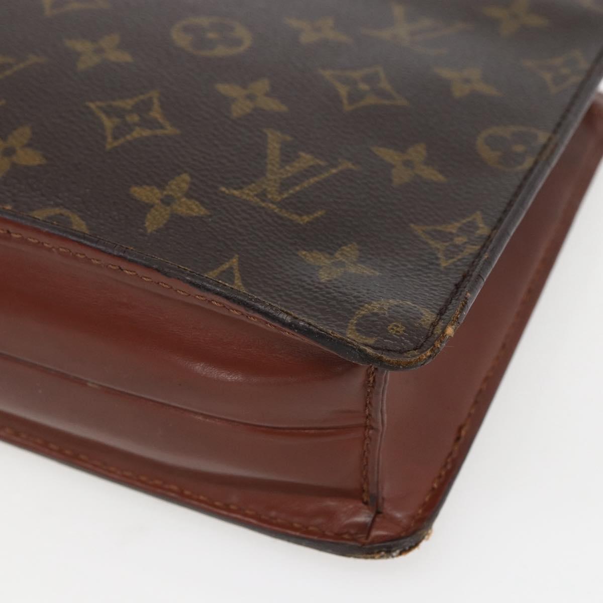 LOUIS VUITTON Monogram Pochette Homme Clutch Bag M51795 LV Auth 155907